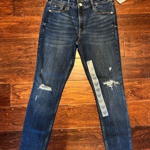 Old Navy Rockstar Super Skinny Dark Wash Jeans NWT Fall Fashion size 6S